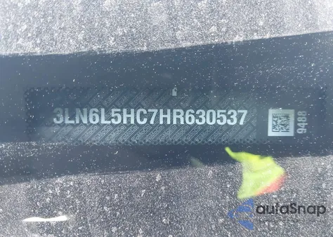 2017 Lincoln Mkz Black Label из США, поврежденный, VIN 3LN6L5HC7HR630537